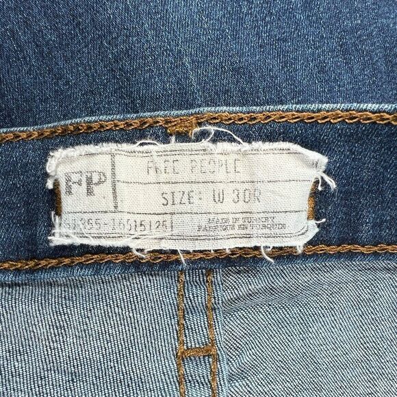 Free People Women's Size 30 High Rise Skinny Stretch Jeans - Picture 8 of 10
